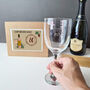 Personalised 80th Birthday Wine Glass Gift, thumbnail 2 of 7