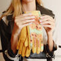 Vincent Sunflower Suede Fabric Touch Screen Gloves, thumbnail 1 of 8