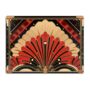 Art Deco Glass Chopping Board Deco Elegance In Red, thumbnail 8 of 8