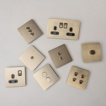 Antique Brass Switches And Sockets, 5 of 11