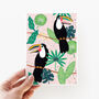 Birthday Toucans Birthday Card, thumbnail 4 of 5