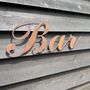 Home Bar Decoration , Garden Bar Sign , Accessories , Decor , Furnishings, thumbnail 5 of 7