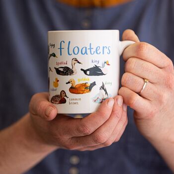 'Floaters' Ceramic Bird Mug, 2 of 8
