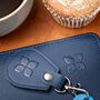 Eco Friendly Disabled Blue Badge Vegan Leather Wallet And Radar Key Made From Recycled Bottles In Navy, thumbnail 3 of 10