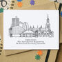 Personalised Graduation Skyline Greetings Card, thumbnail 4 of 9