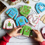 Christmas Jumper Biscuit Baking Kit, thumbnail 1 of 11