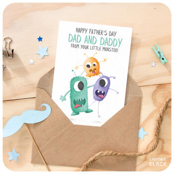 Funny Lgbt Dad And Daddy Happy Father's Day Card, 5 of 6