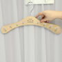 Personalised White Floral Wooden Hanger, thumbnail 5 of 7