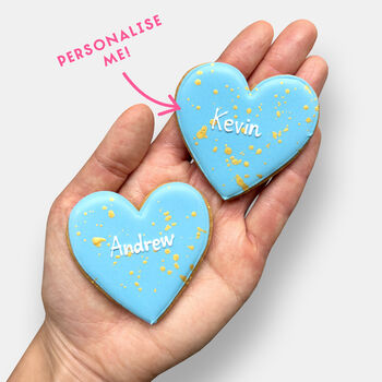 Personalised Edible Photo Best Dad Father's Day Letterbox Iced Cookies, 3 of 11