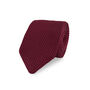 Wine Red Knitted Neck Tie, Bow Tie And Pocket Square Variations Made From Soft Polyester | Gents Formal Accessories | Gift For Him | Wedding Tie, thumbnail 7 of 12