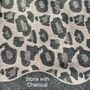 Leopard Print Cashmere Blend Super Soft Blanket Scarf, thumbnail 9 of 10