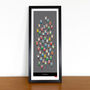 Peloton Cycling Art Print, Gift For Cyclist, thumbnail 1 of 5
