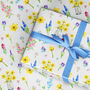 Spring Flower Wrapping Paper Roll Or Folded, thumbnail 2 of 3