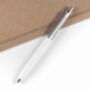 Engraved Pierre Cardin White Ballpoint Pen, thumbnail 3 of 6