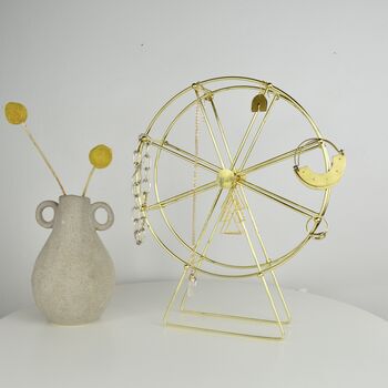Gold Wheel Jewellery Stand, 2 of 7
