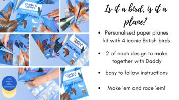 Personalised Paper Birds Kit, 9 of 9