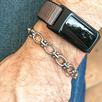 Stainless Steel Chunky Chain Bracelet, 2 of 9