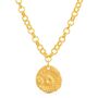 Celestial Sun Pendant Statement Necklace, thumbnail 5 of 5