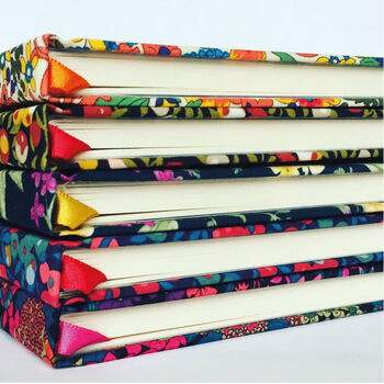 A5 Liberty Fabric Covered Lined Notebook, 3 of 3