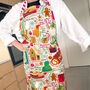 Christmas Foodie Unisex Cotton Apron With Front Pocket, thumbnail 5 of 11