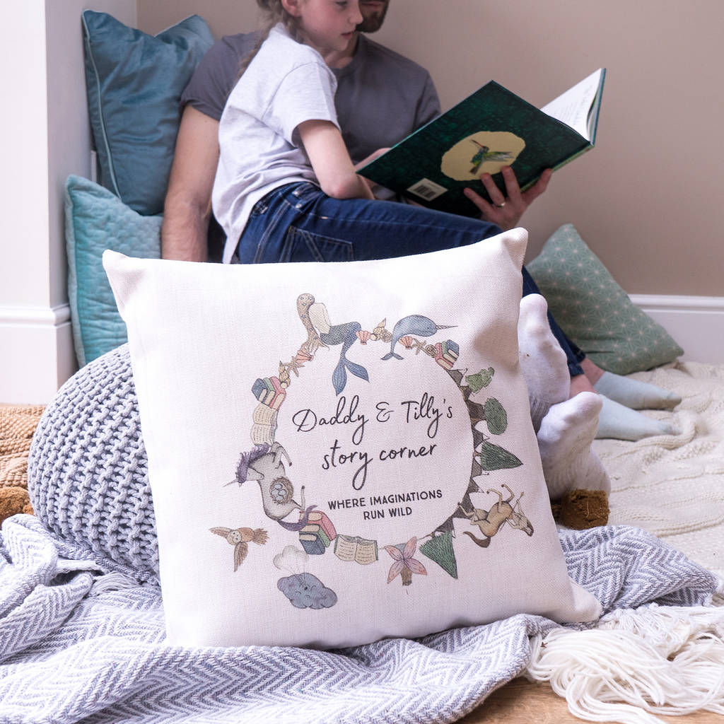 Personalised Fairytale Story Time Cushion Cover, 1 of 10