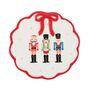 Nutcracker Christmas Trinket Dish With Bow, thumbnail 3 of 4
