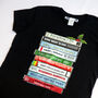 Music Puns Ladies Christmas T Shirt, thumbnail 2 of 5