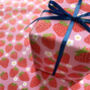 Sweet Strawberries Wrapping Paper, thumbnail 3 of 3