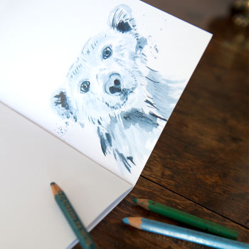 Inky Polar Bear Notebook, 6 of 6