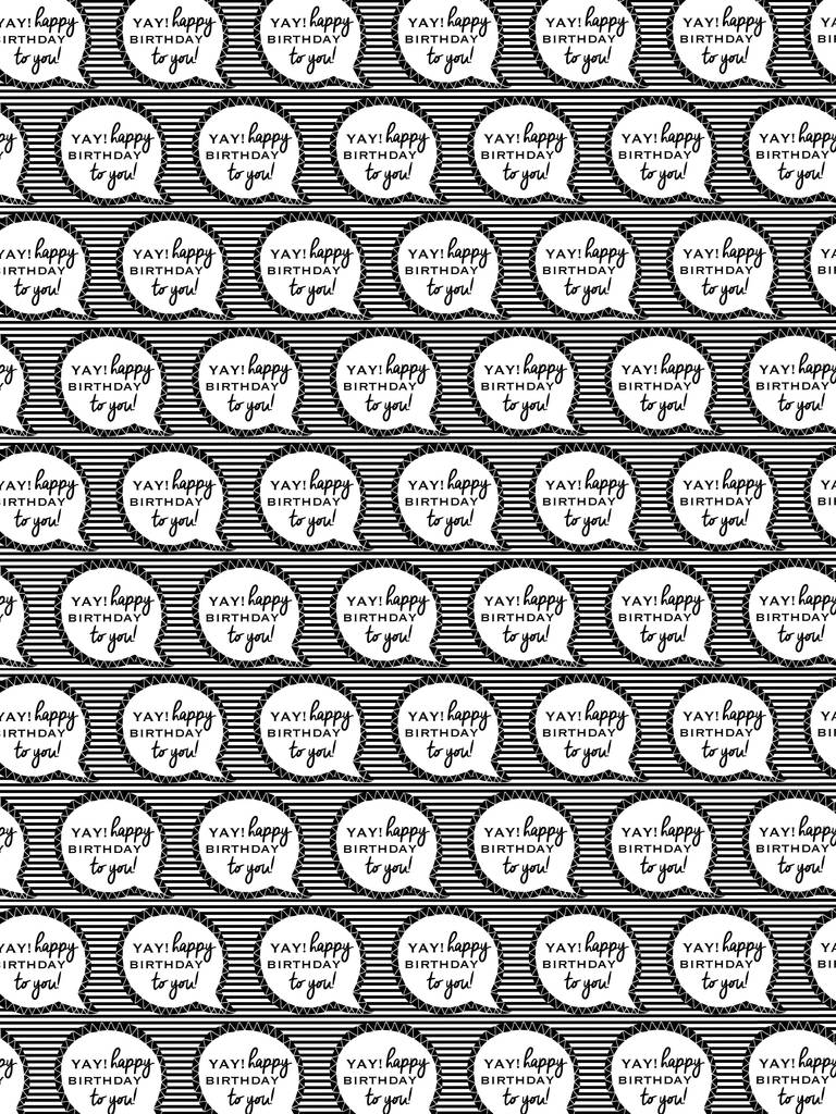 Yay Its Your Birthday Wrapping Paper Yay Its Your Birthday Wrapping Paper