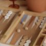 Luxury Sunnylife Wooden Backgammon Set, thumbnail 2 of 4