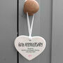 60th Diamond Anniversary Heart Shaped Keepsake Ceramic Gift, thumbnail 2 of 6