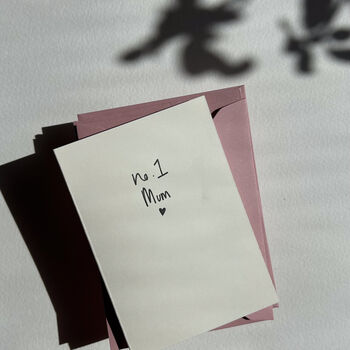 No.One Mum Card, 2 of 3
