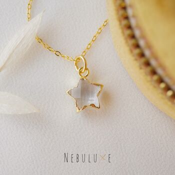 Quartz Crystal Star Necklace, 4 of 11