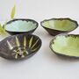 Small Green Blue And Gold Ceramic Ring Dishes, thumbnail 1 of 7
