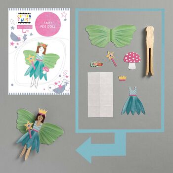 Make Your Own Fairy Peg Doll Kit, 3 of 7