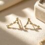 Pisces Star Sign Constellation Astrology Tiny Earrings, thumbnail 1 of 3