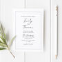 Love Is This Wedding Invitations Set Of 10, thumbnail 1 of 4