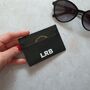 Personalised Dropshadow Leather Cardholder, thumbnail 4 of 4
