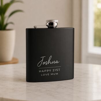 Personalised Groom Hip Flask Best Man Groomsman Gifts, 12 of 12
