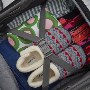 Sadie Grey Knit Red Heart Women's Slippers Indoor/Garden Shoes, 2 of 9