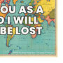 Personalised World Map Friendship Print, thumbnail 3 of 3