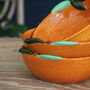 Ceramic Orange Dish, thumbnail 4 of 5