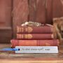 Personalised 11th Anniversary Gift, Steel Tassel Bookmark, thumbnail 2 of 11