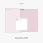 Personalised Pink Birthday Card With Name Modern Striped Design, thumbnail 2 of 4