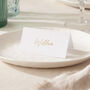 Autograph Foiled Wedding Place Name Cards, thumbnail 2 of 2