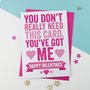 Bold Personalised Valentines Card, thumbnail 2 of 3