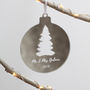 Personalised Christmas Tree Acrylic Ornament, thumbnail 1 of 2