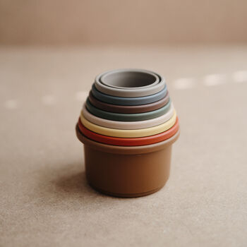 Eco Friendly Stacking Cups / Bath Toys Woodland, 4 of 4