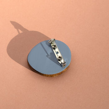Mango Wood Slice Brooch, 5 of 5